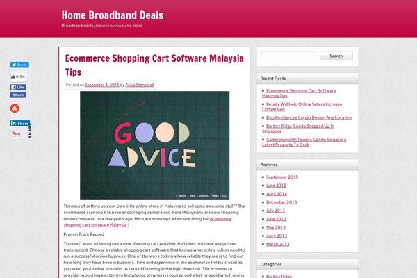 homebroadbanddeals.org site used Logbook WP