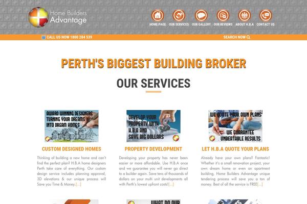 homebuildersadvantage.com.au site used Moesia Pro