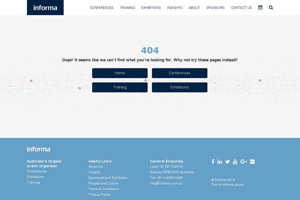 homebuyershow.com.au site used Informa