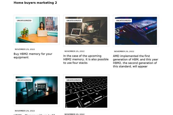 homebuyersmarketing2.com site used Ten-blog