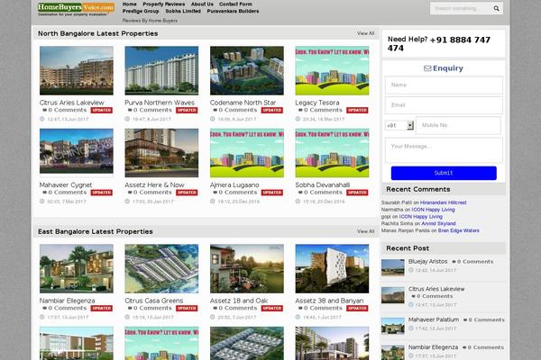 Allegro theme site design template sample