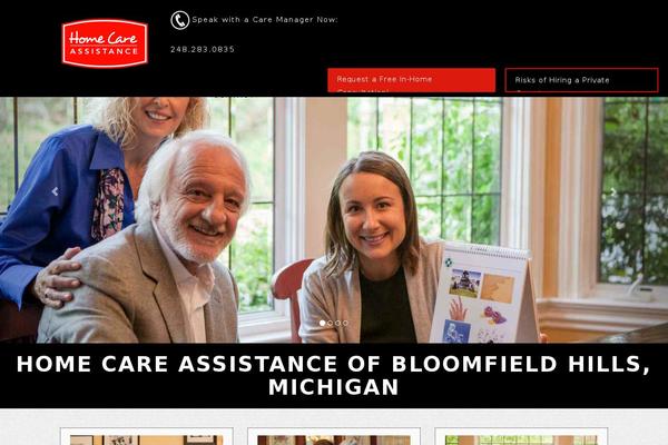 homecareassistancebloomfield.com site used HomeCare