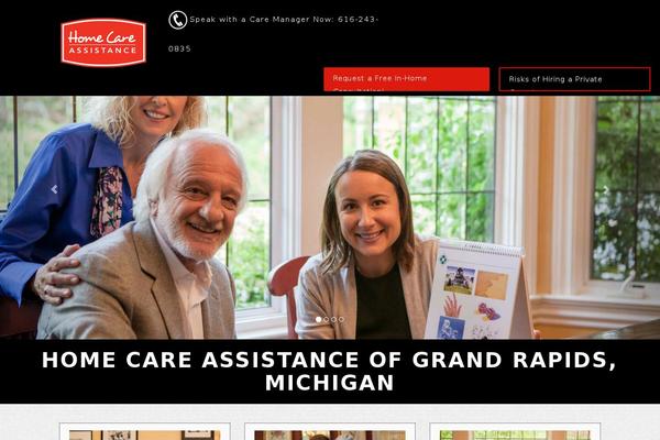 HomeCare theme site design template sample