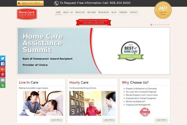 HomeCare theme site design template sample