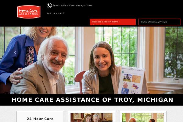 HomeCare theme site design template sample