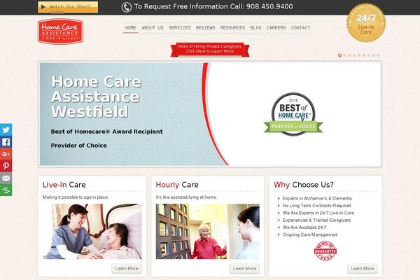 homecareassistancewestfield.com site used HomeCare
