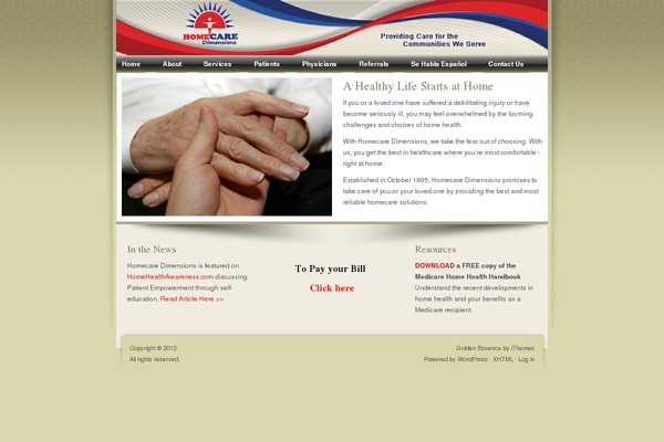 Essence-golden theme site design template sample