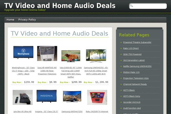 homecinemaupgrade.com site used PinBlack