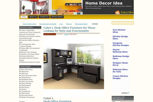 Prosumer theme site design template sample