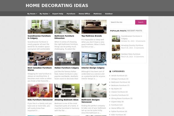 homedecoratingideas.ca site used Furniture