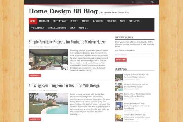 Jarida theme site design template sample