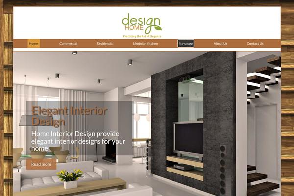 Spacious theme site design template sample
