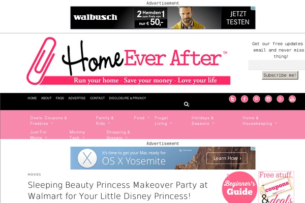 Ashe theme site design template sample