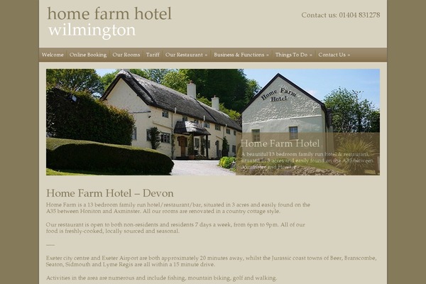 Modernize theme site design template sample
