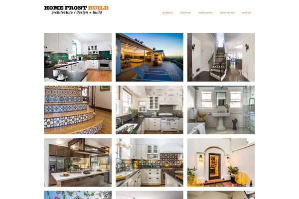 Portfolio + theme site design template sample