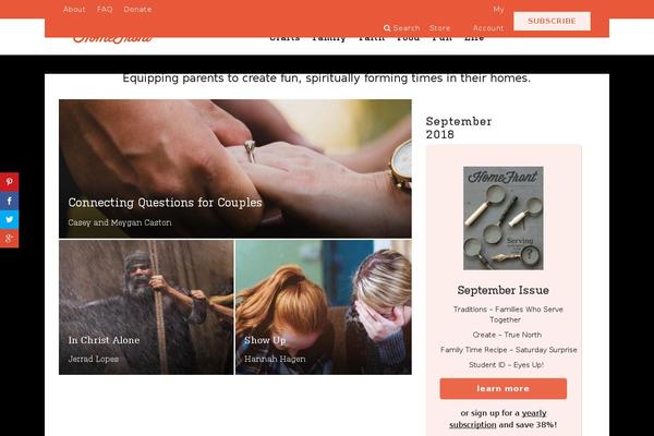 15Zine Child theme site design template sample