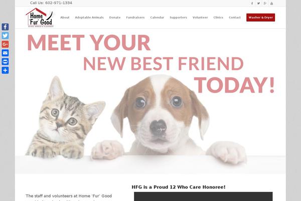 Site using Petfinder Listings plugin