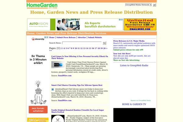 Investors-newswire theme site design template sample