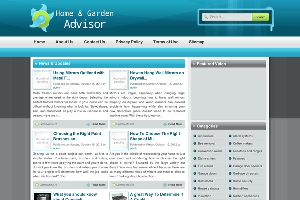 Bloom theme site design template sample