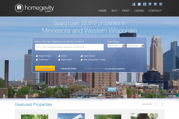 homegevity theme websites examples