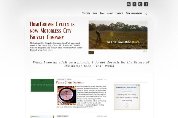 Prestige Light theme site design template sample