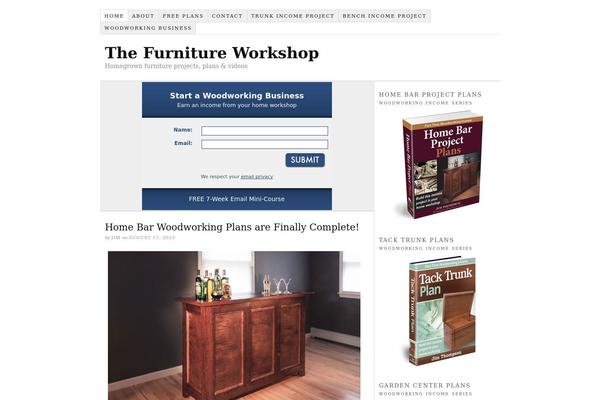 Thesis 1.8.3 theme site design template sample