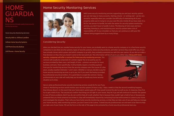 Sunspot theme site design template sample