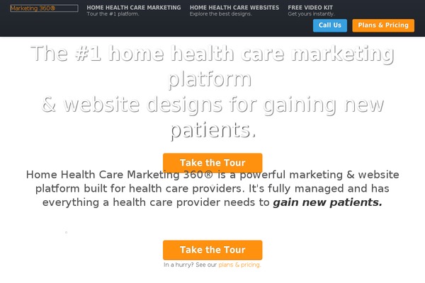 Marketing360-vertical theme site design template sample