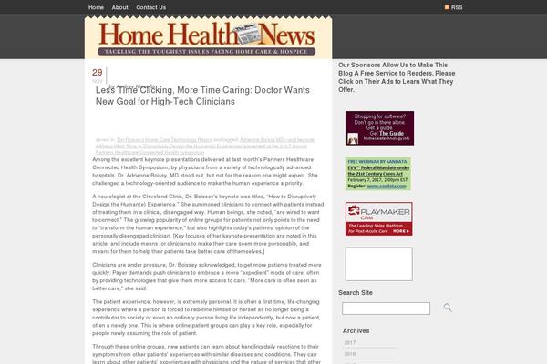 homehealthnews.org site used DarkZen
