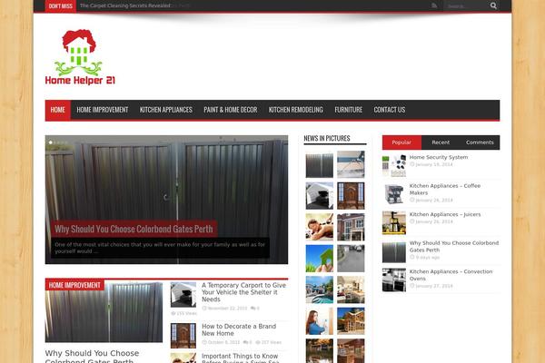 NewsPro theme site design template sample