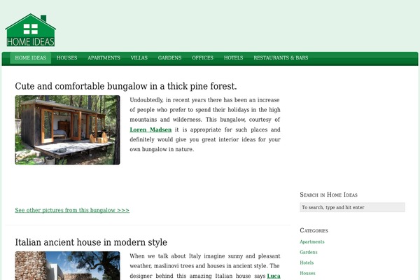 Magazine Style theme site design template sample