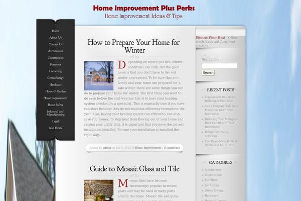 Memoir theme site design template sample