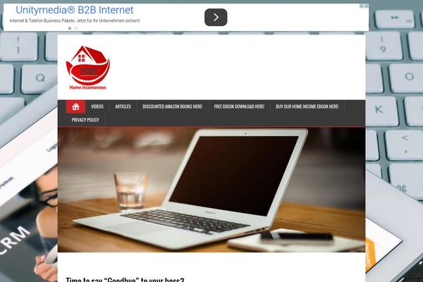 MineZine theme site design template sample