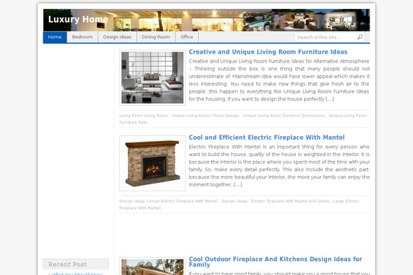 homeinluxury.com site used Ntheme