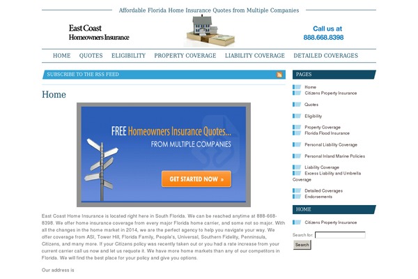 homeinsurancefl.com site used Geometric