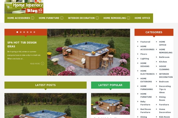InTouch theme site design template sample