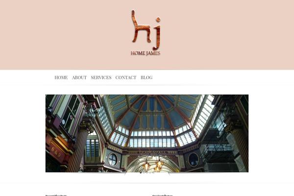 Evolution theme site design template sample