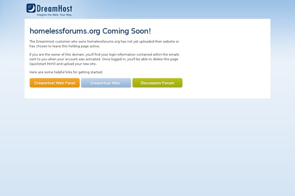Dreamhost theme site design template sample