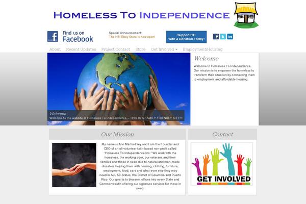 NonProfit theme site design template sample