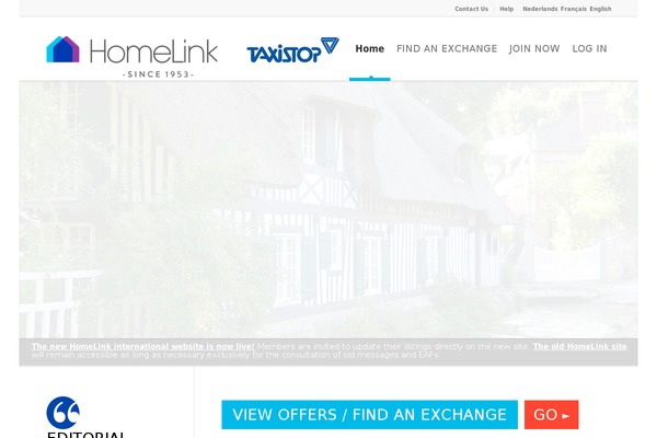 homelink.be site used Homelinktheme