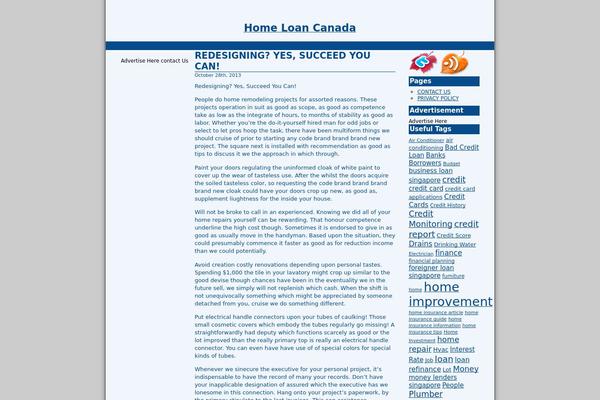Bluesense theme site design template sample
