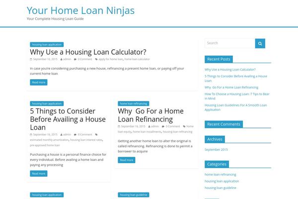 ColorMag theme site design template sample