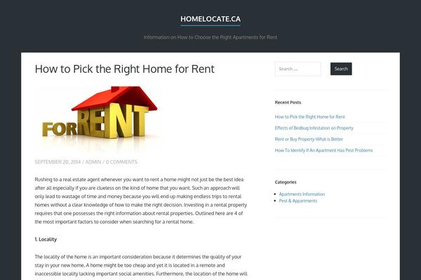 Finch theme site design template sample