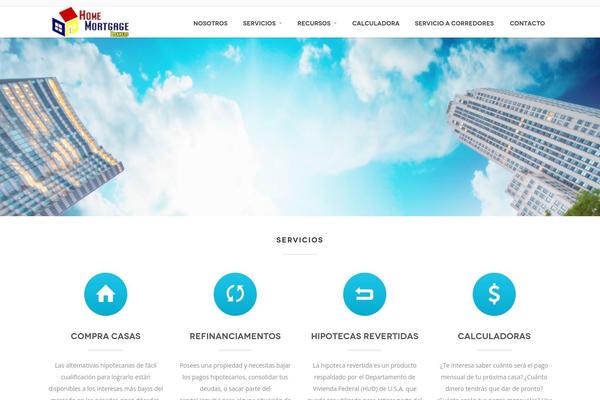 Savia theme site design template sample