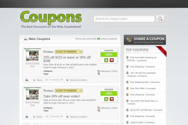 Clipper theme site design template sample