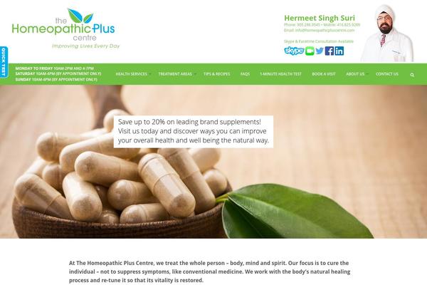 Care theme site design template sample