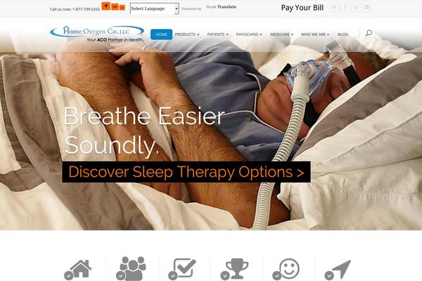 homeoxygencompany.com site used Increate