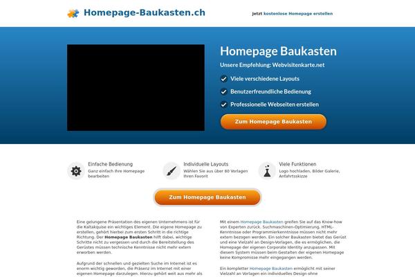 JustLanded theme site design template sample