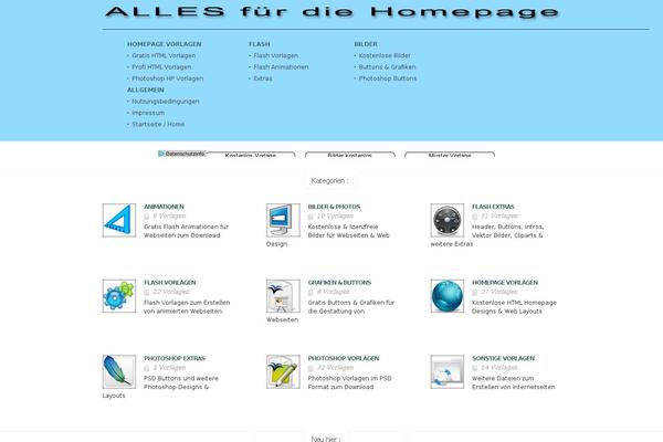 eList theme site design template sample