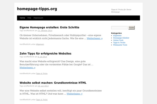 Ht theme site design template sample
